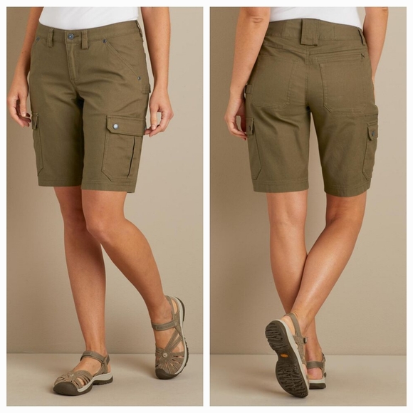 Duluth Trading Co Women's Plus DuluthFlex Fire Hose Coolmax 11" Shorts, Size 20W - Picture 1 of 7